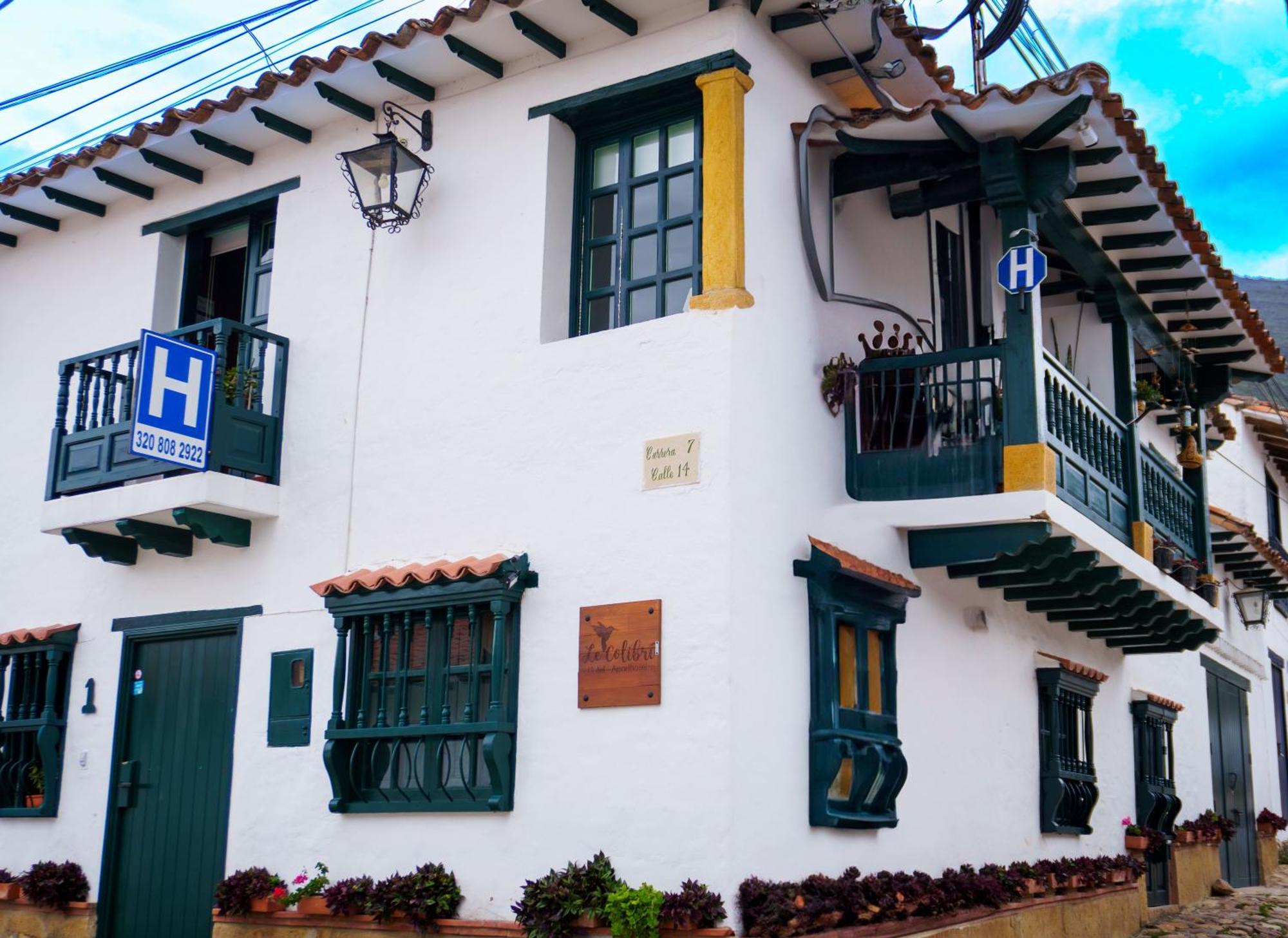 Le Colibri - Habitaciones con baño privado Villa de Leyva Exterior foto